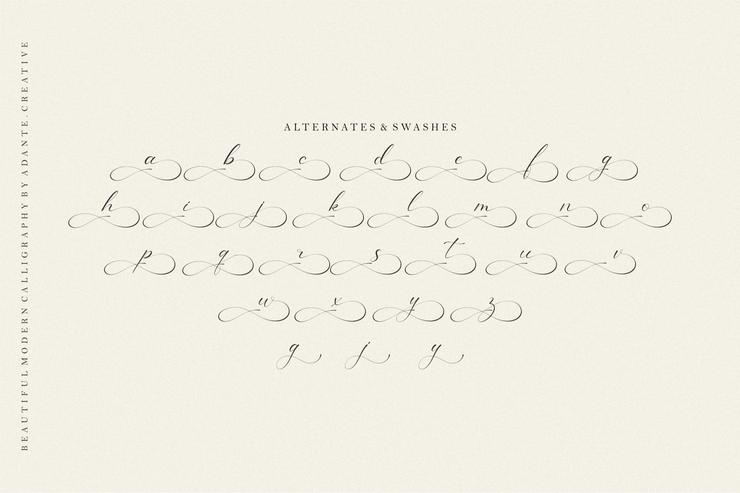America Calligraphy字体 1