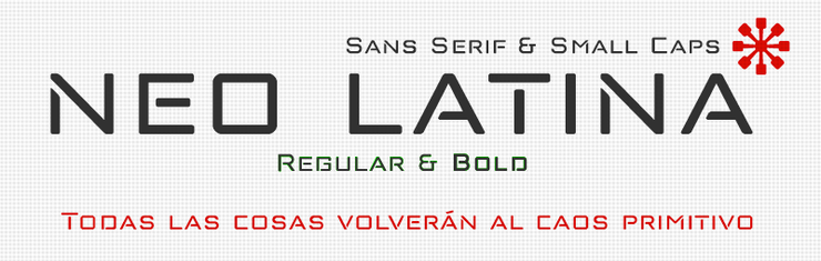 neo latina字体 1