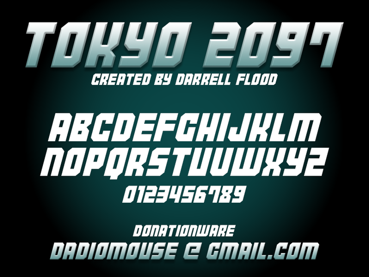 Tokyo 2097字体 1