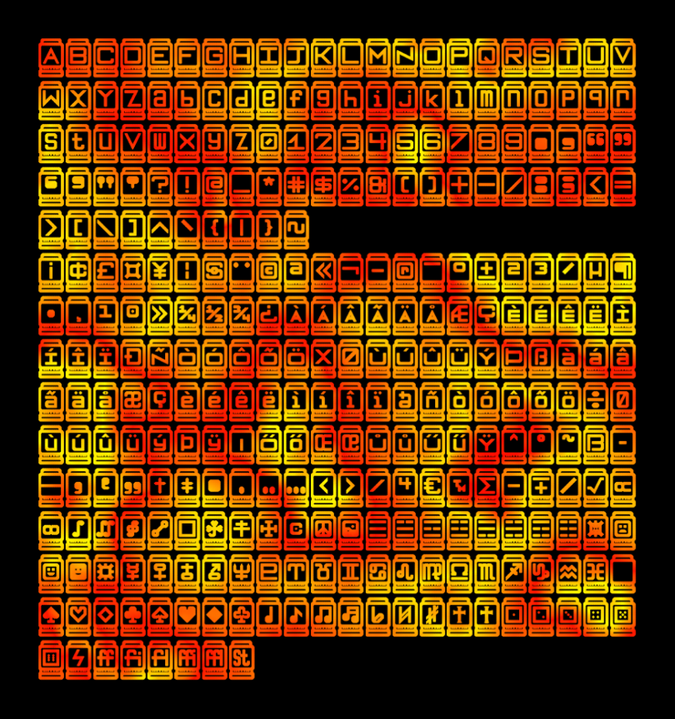 Nixies字体 1