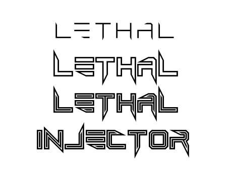 Lethal Injector字体 2