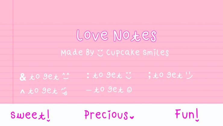 Love Notes字体 1