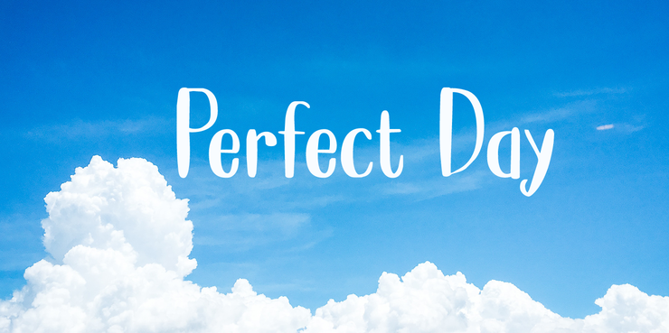 Perfect Day DEMO字体 1
