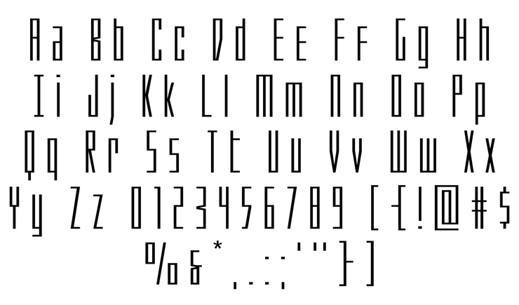 Phantacon字体 2
