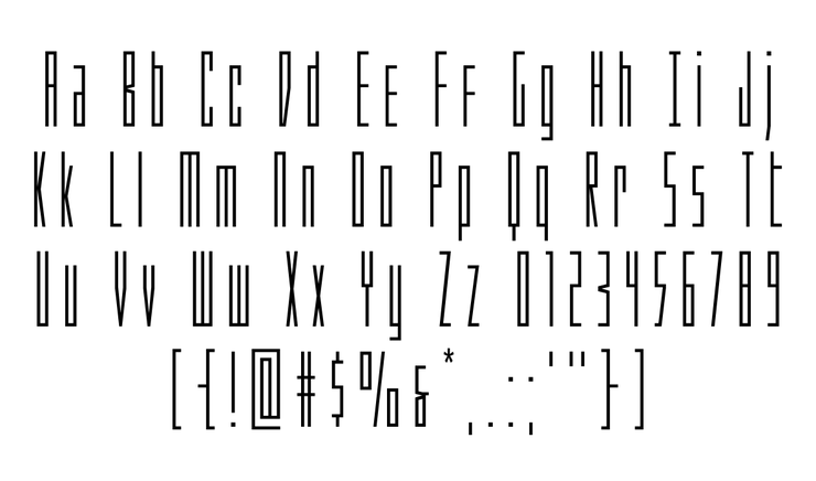 Phantacon字体 4