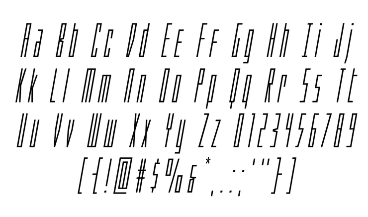 Phantacon字体 5