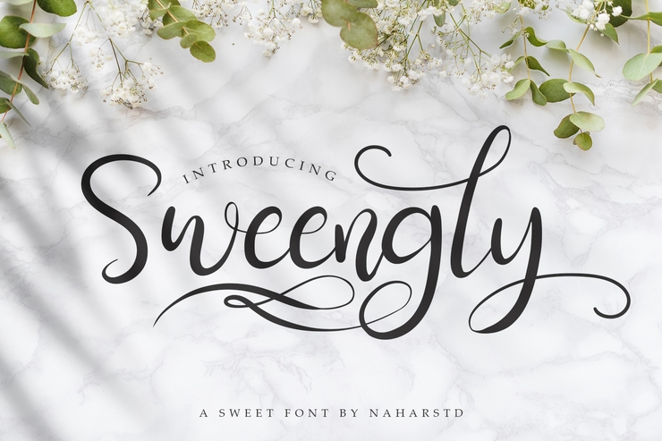 Sweengly字体 1