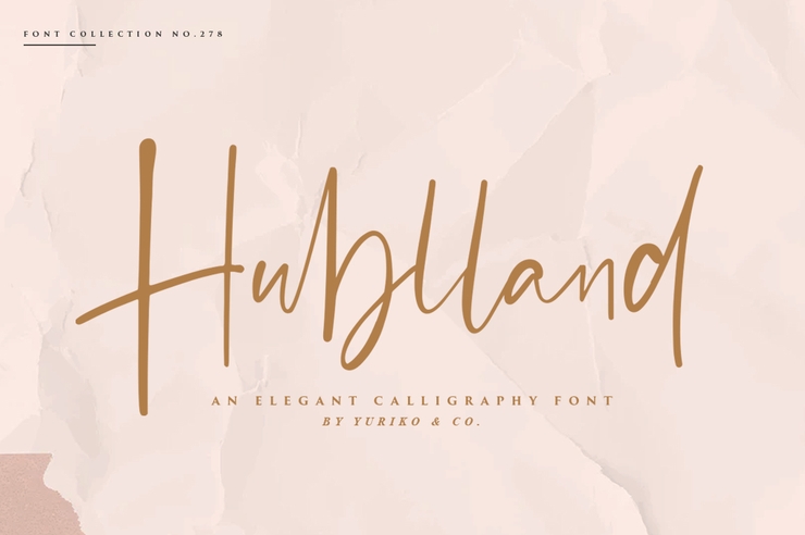 Hublland字体 1