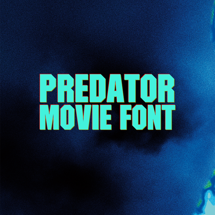 Predator Movie字体 1