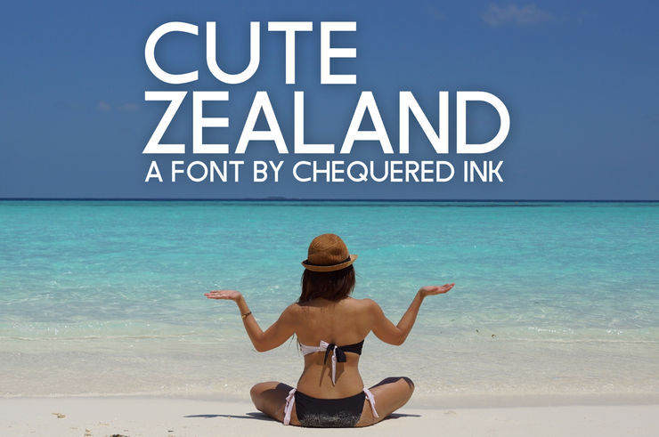 Cute Zealand字体 1