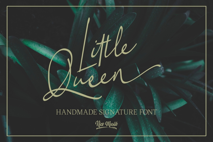 Little Queen Signature字体 6