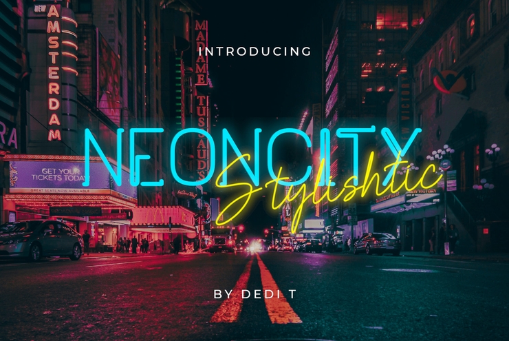 Neoncity字体 1