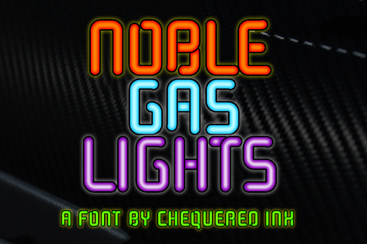Noble Gas Lights字体 1