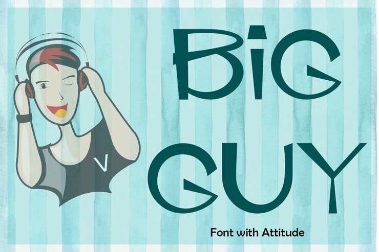 EP Big Guy字体 1