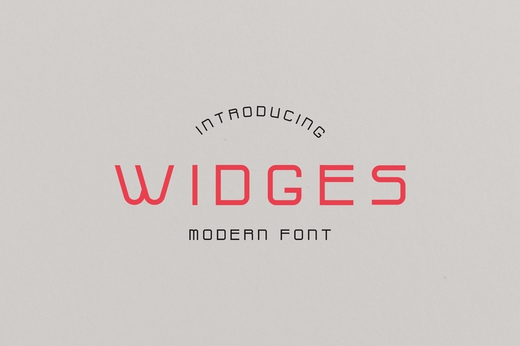 Widges字体 2