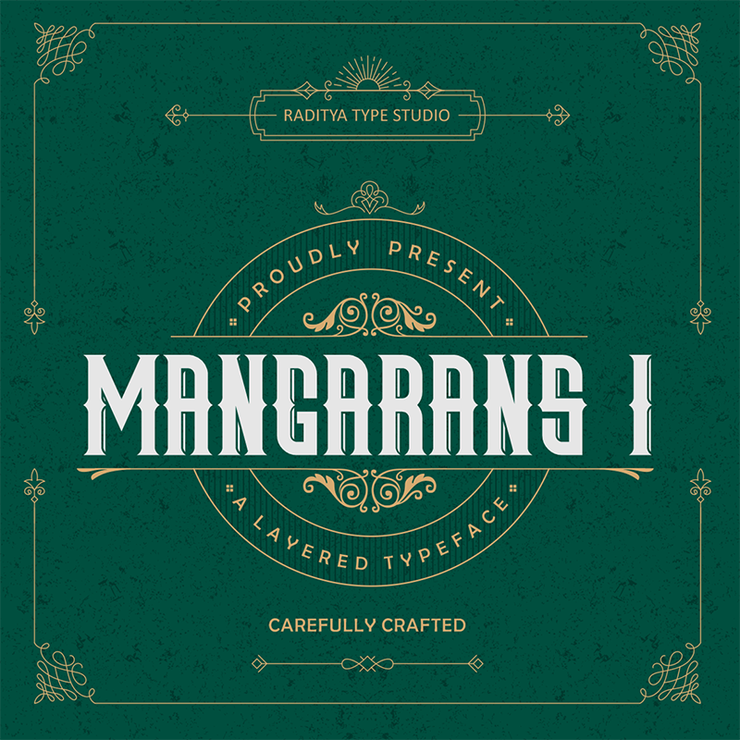 Mangarans I字体 1