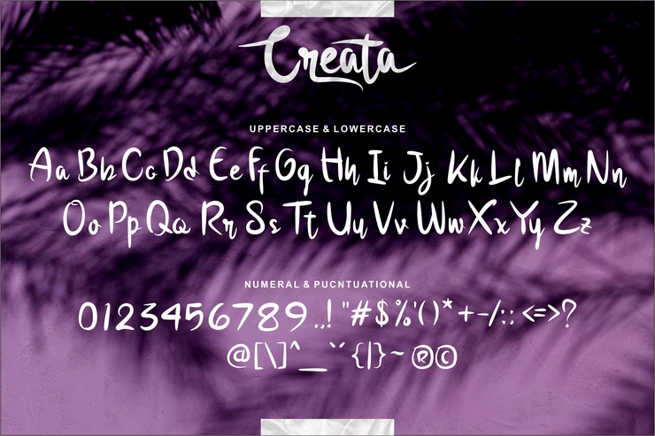 Creata字体 1
