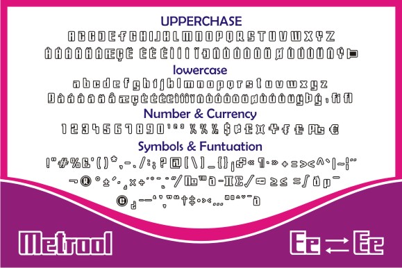 Metrool字体 1