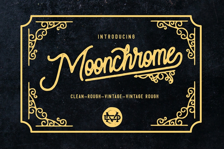 Moonchrome  Rough字体 8