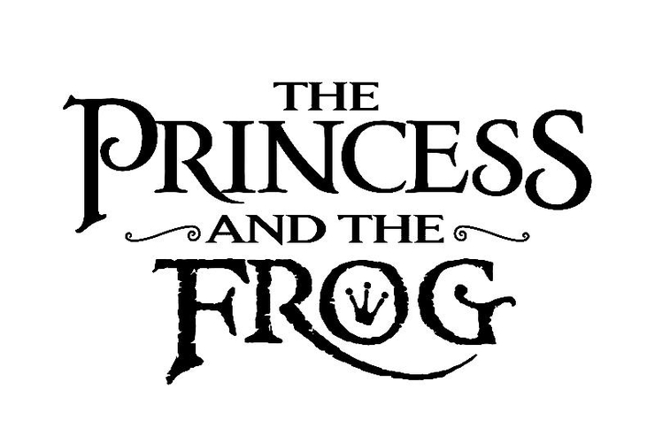 PrincesS AND THE FROG字体 1