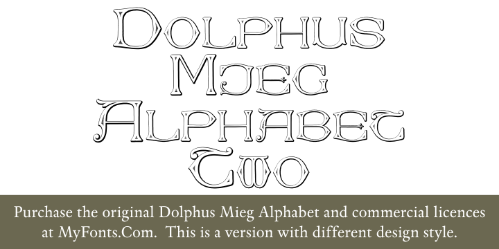Dolphus-Mieg Alphabet Two字体 1