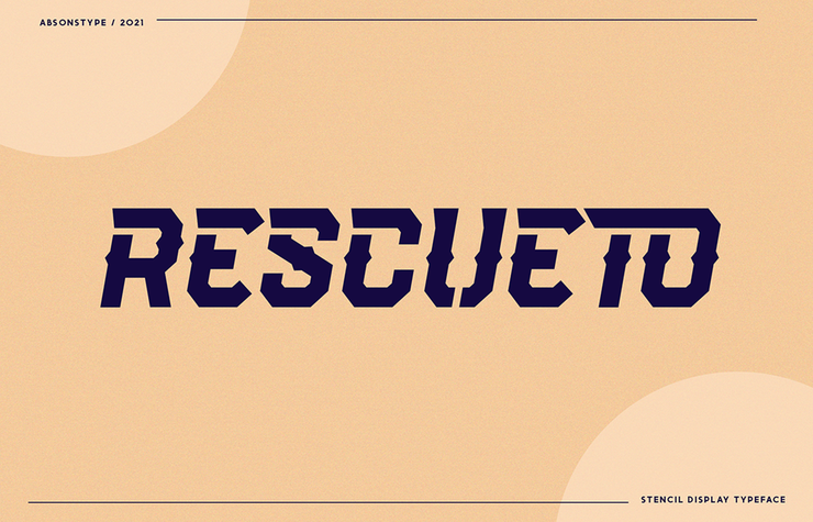 Rescueto字体 3