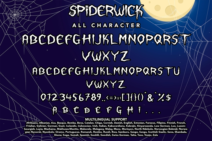 Spiderwick字体 8
