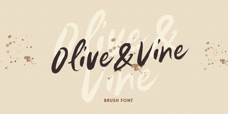 Olive Vine字体 1
