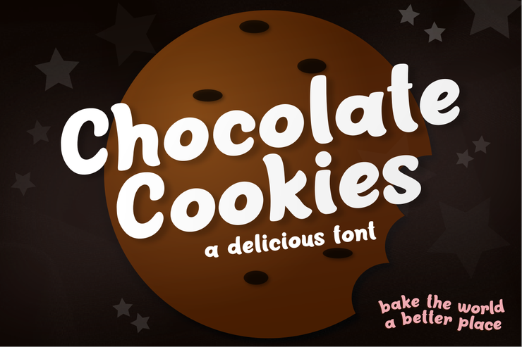 Chocolate Cookies字体 5