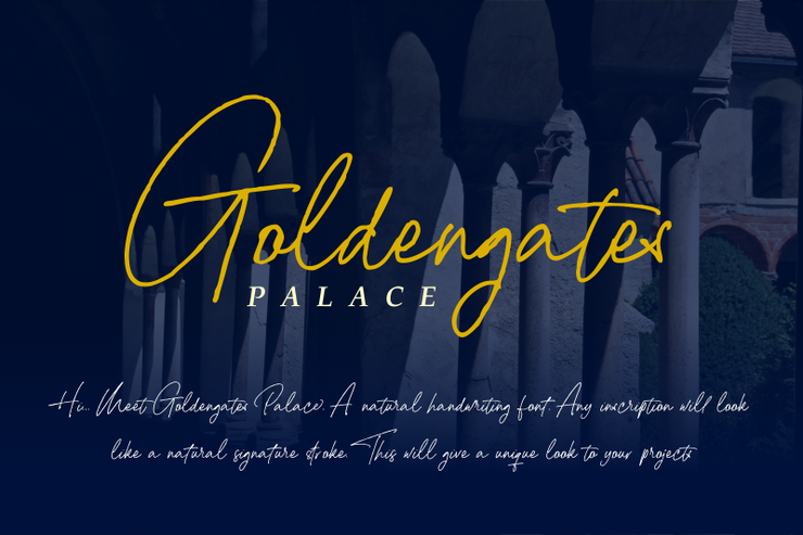 Goldengates Palace字体 1