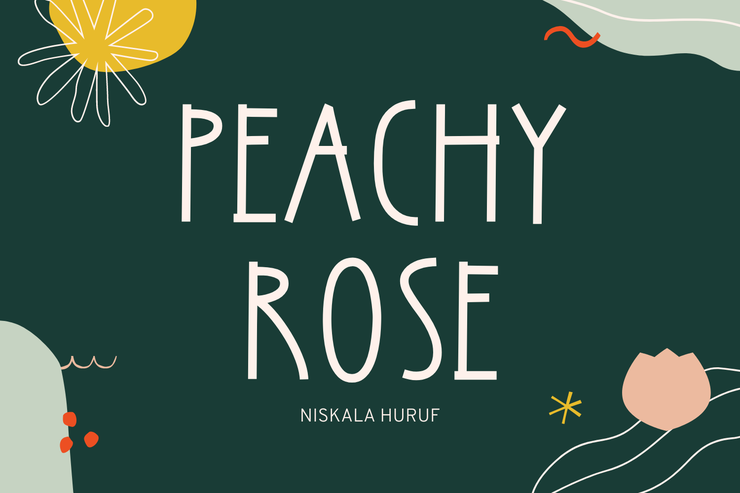 Peachy Rose字体 1