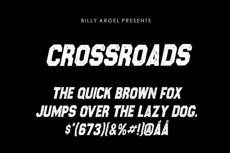 CROSSROADS字体 1