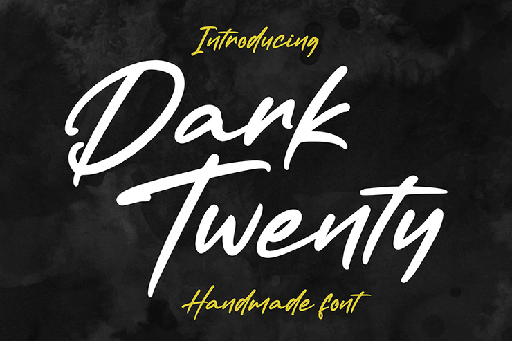 Dark Twenty字体 1