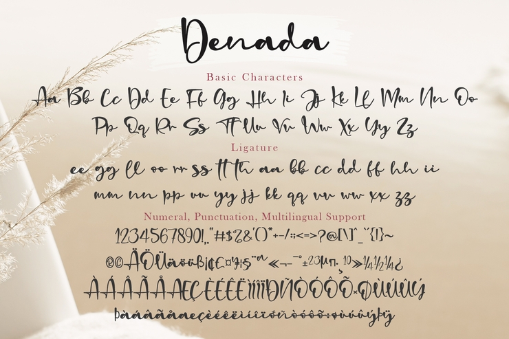 Denada -字体 2