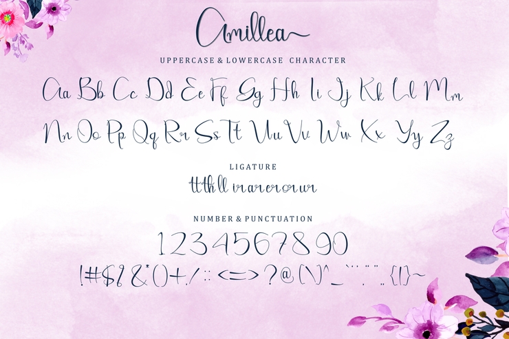 Amillea字体 1