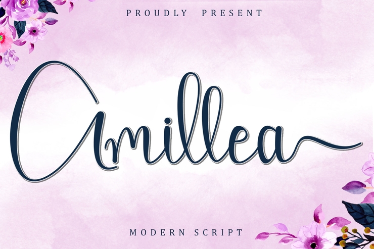 Amillea字体 5