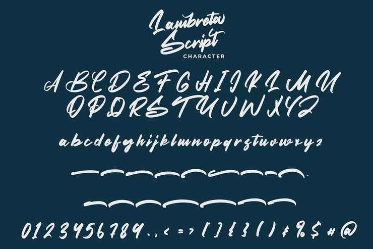 Lambreta字体 10