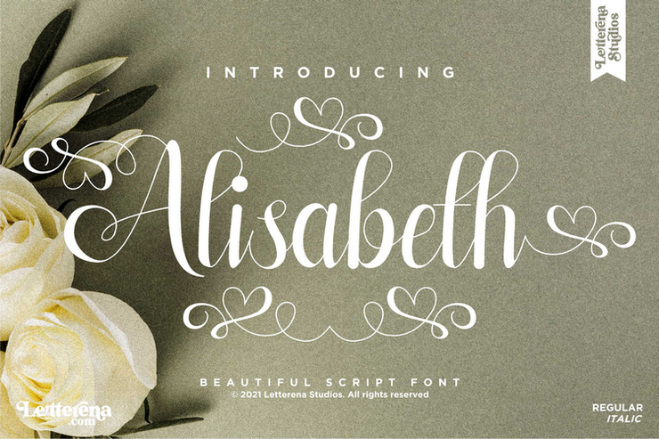 Alisabeth字体 3