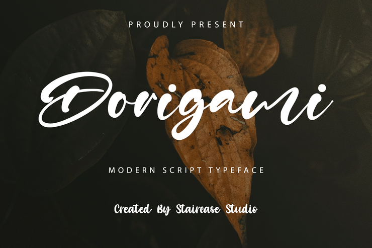 Dorigami字体 1
