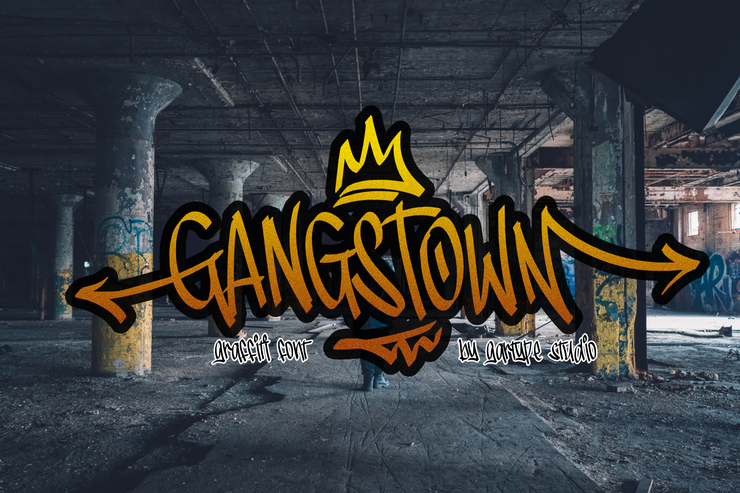 Gangstown GT字体 1