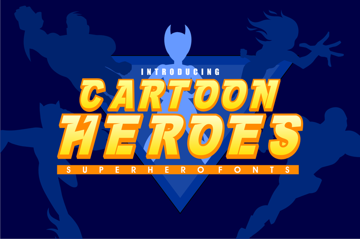 Cartoon Heroes字体 1