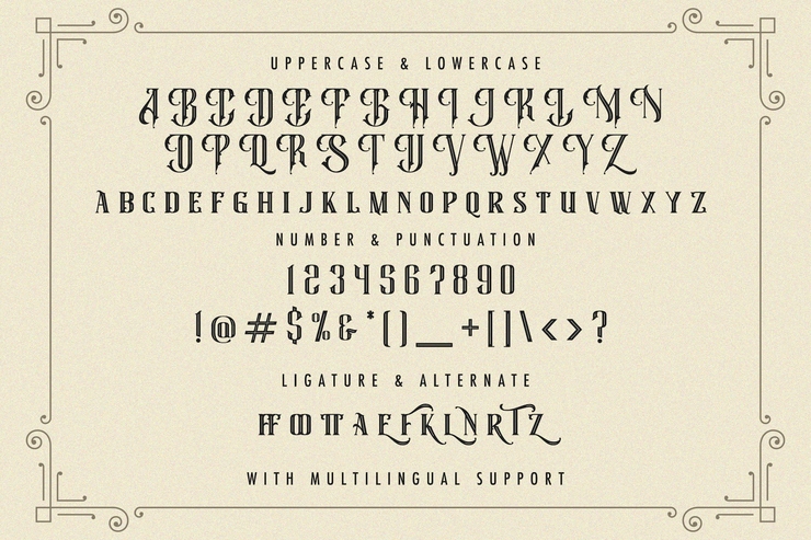 Super Byzantine字体 4