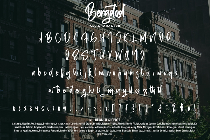 Bergdool字体 1