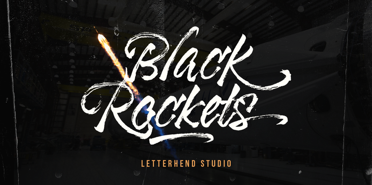Black Rockets字体 1