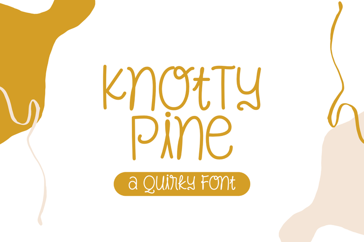 Knotty Pine字体 1