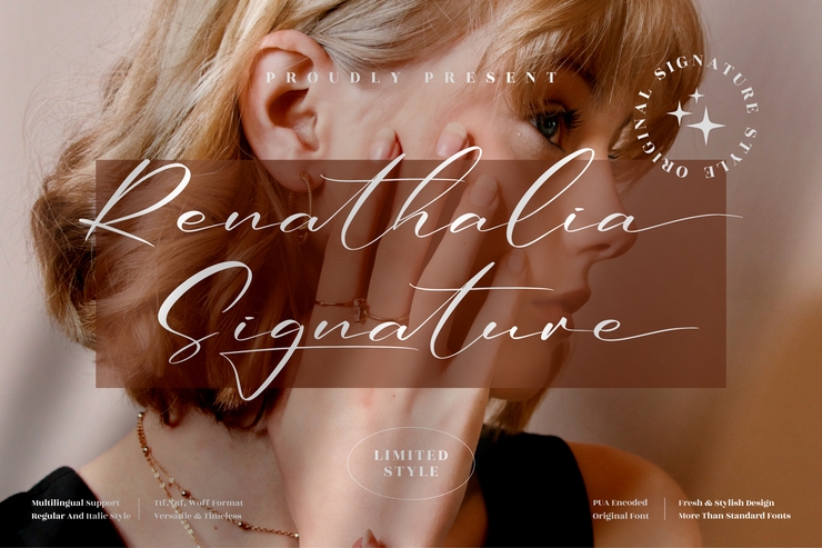 Renathalia Signature字体 6