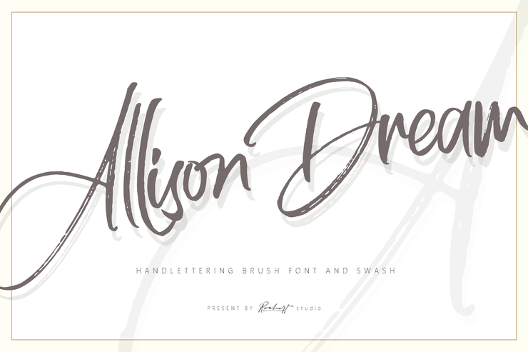 Allison Dream字体 1