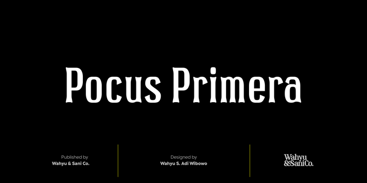 Pocus Primera字体 4