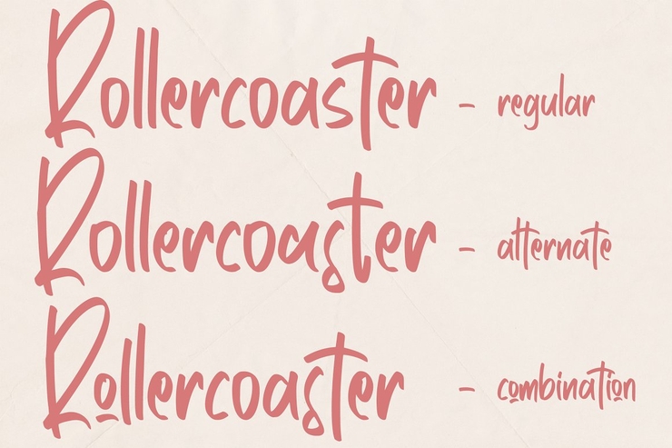 Rollercoaster字体 2
