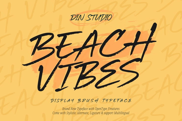 Beach Vibes字体 3